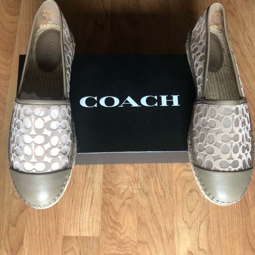 New Coach Espadrilles, Ladies Size 11